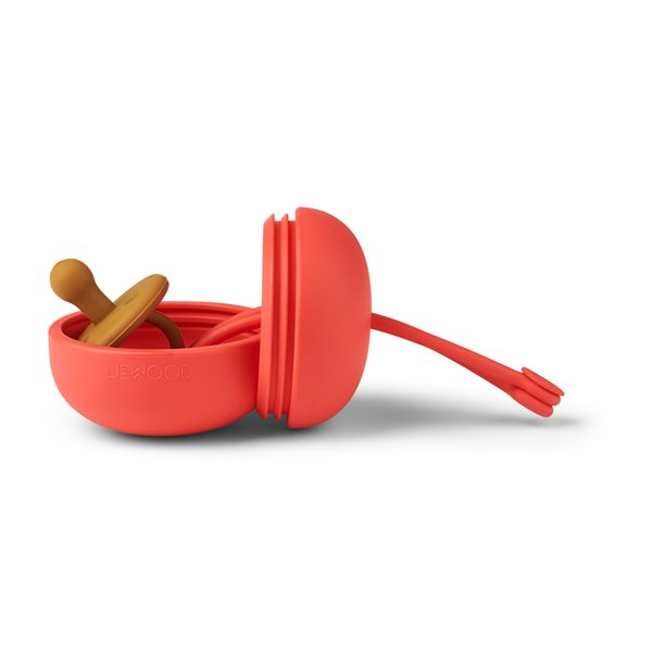 Контейнер для пустышек Philip Pacifier Box - Apple Red