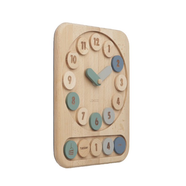Деревянные игровые часы Liewood Yelena Toy Clock