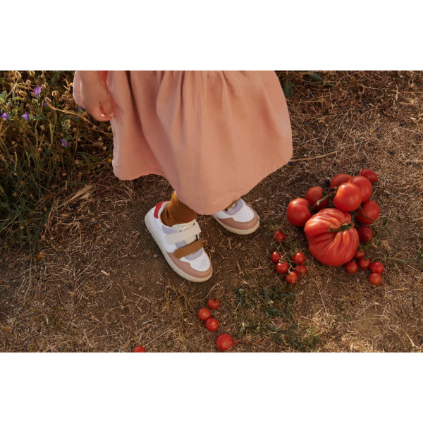 Кроссовки Liewood Drew Leather Sneakers Golden Caramel Multi Mix