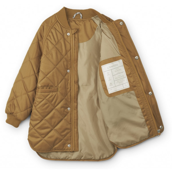 Термокуртка Liewood Sam Lang Golden Caramel