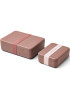 Набор ланчбоксов LIEWOOD Lunchbox Set BRADLEY dark rose